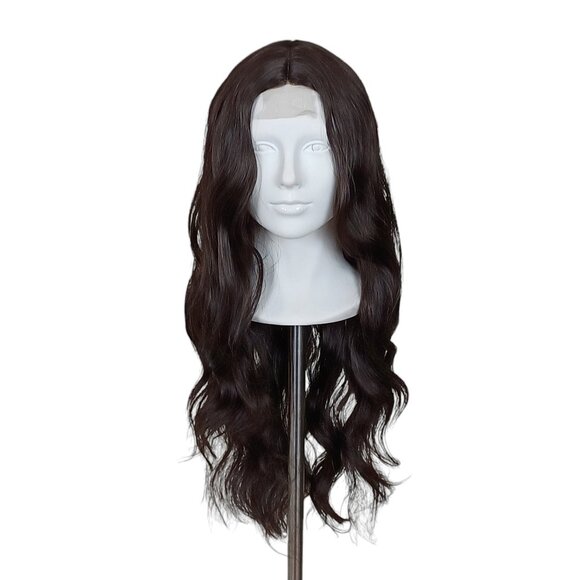 Brown Lace Front Long Wavy Wig - Picture 1 of 12